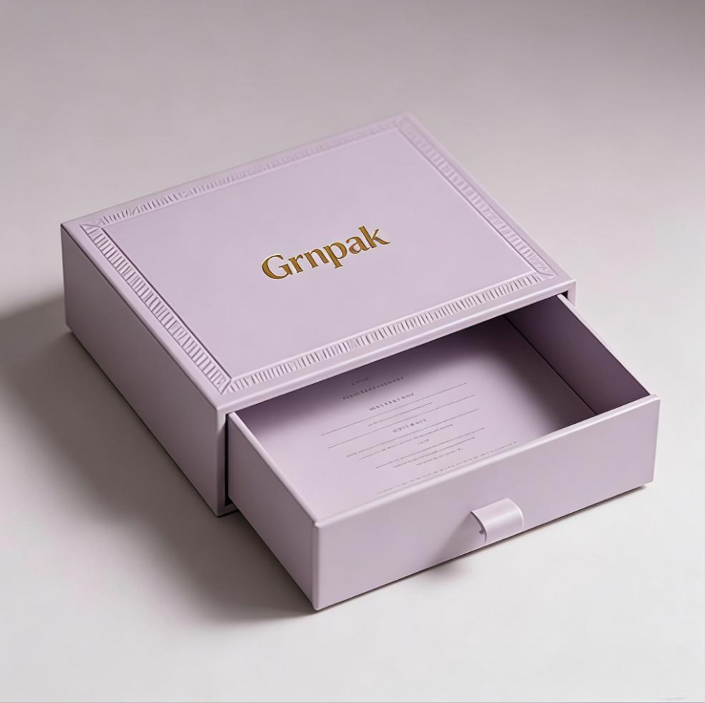 Custom Drawer Boxes – Premium Magnetic Gift Boxes by GRNPAK