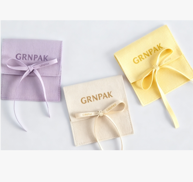 Custom Jewelry Pouch Manufacturer | grnpak Velvet Drawstring Bag Supplier from China