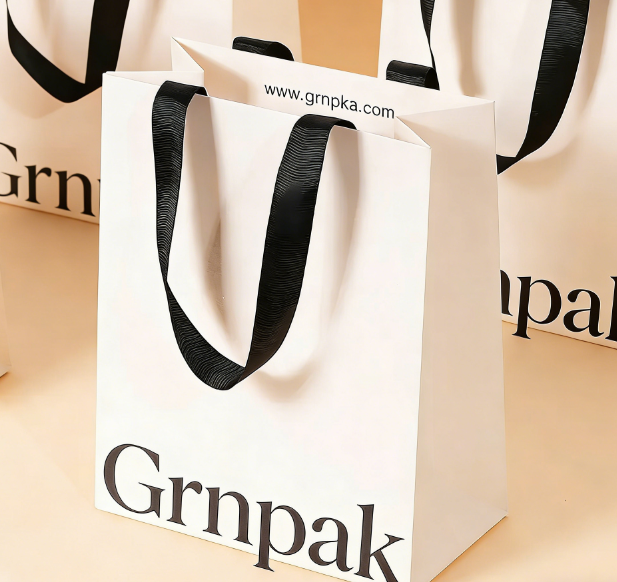 Custom Paper Bags Manufacturer | Grnpak Eco-Friendly Packaging Supplier