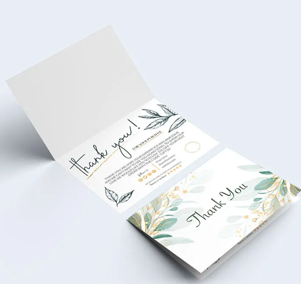 Custom Printed Thank You Card | Grnpak Custom Thank you Card Printing