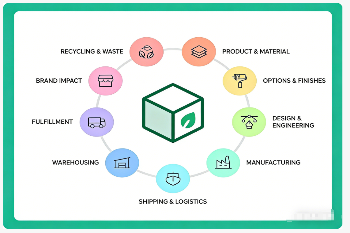 Grnpak's sustainable packaging mission visualized through eco-friendly custom gift boxes, magnetic closure boxes, and foldable packaging solutions manufactured in China for global brands.